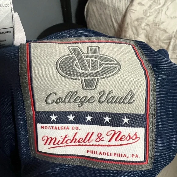 Mitchell & Ness Navy Blue Legacy Shorts - Picture 8 of 8